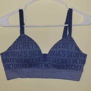 Blue Victoria's Secret T-Shirt Bra Large